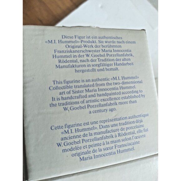 Rare Vintage Goebel Hummel The Merry Wanderer 1984 Edition - In Original Box - Picture 14 of 16